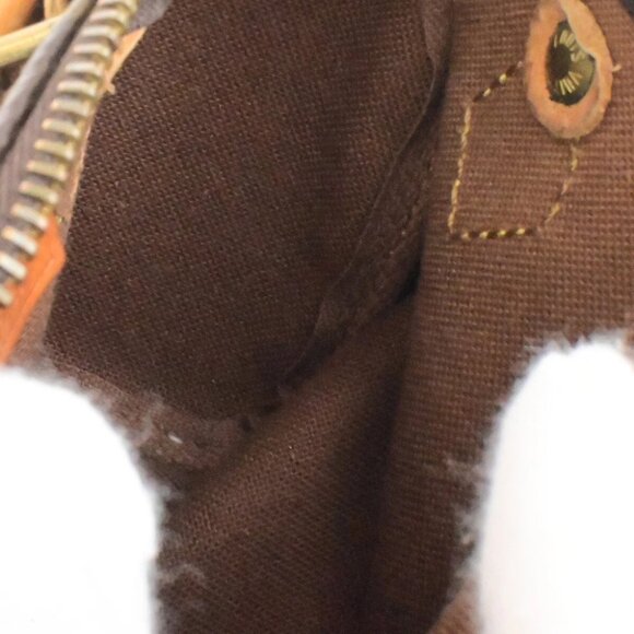 LOUIS VUITTON Mini Speedy 2Way Hand Bag Monogram Leather Brown - Picture 12 of 14